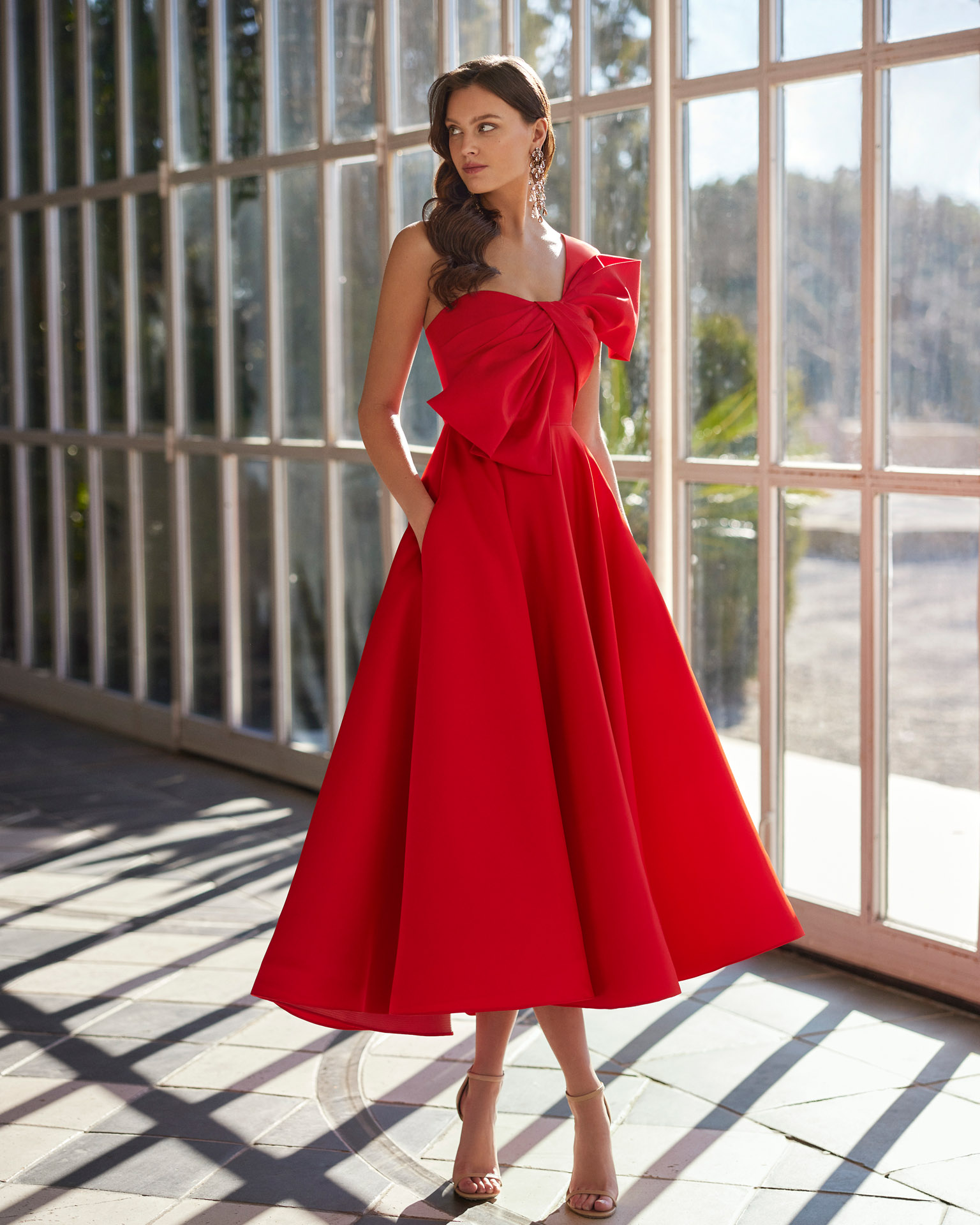 rochie midi cu corset