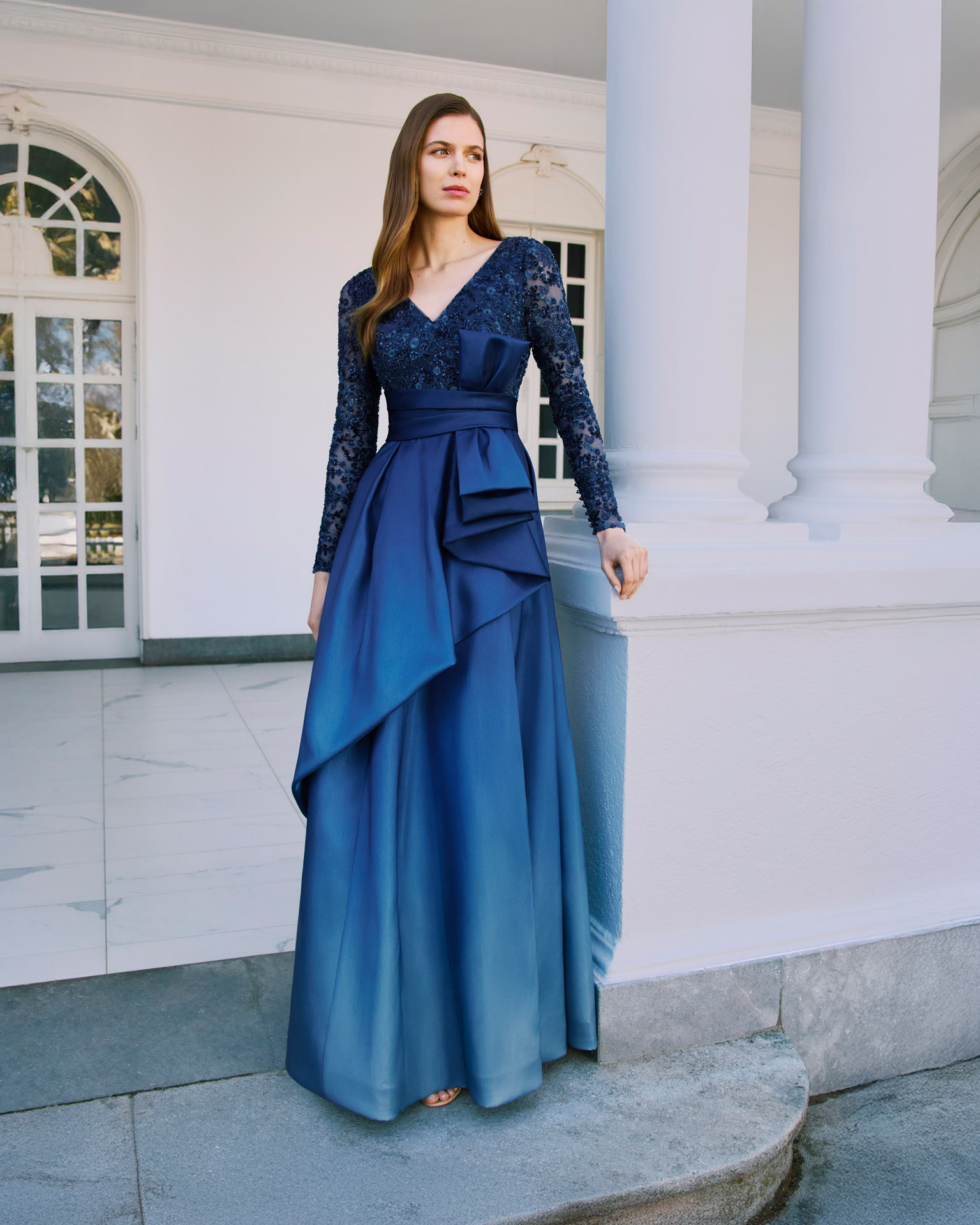 Rochie de gala lunga in degrade