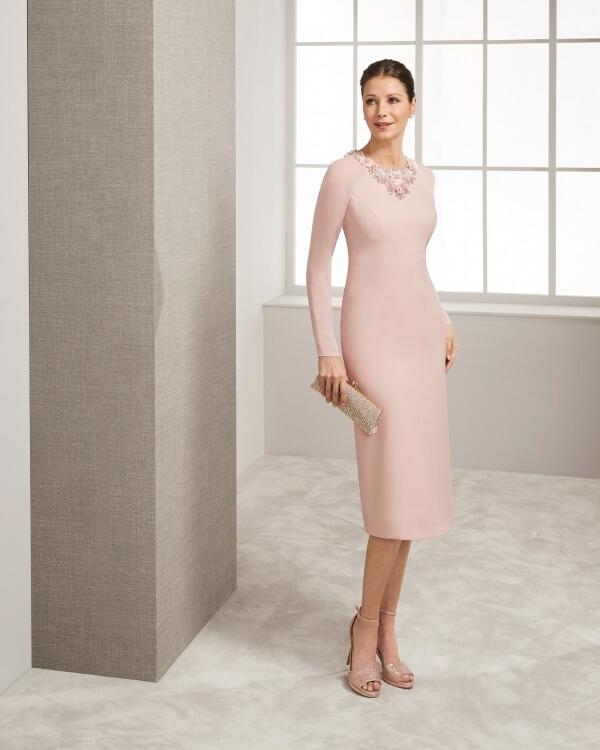 rochie de gala roz scurta