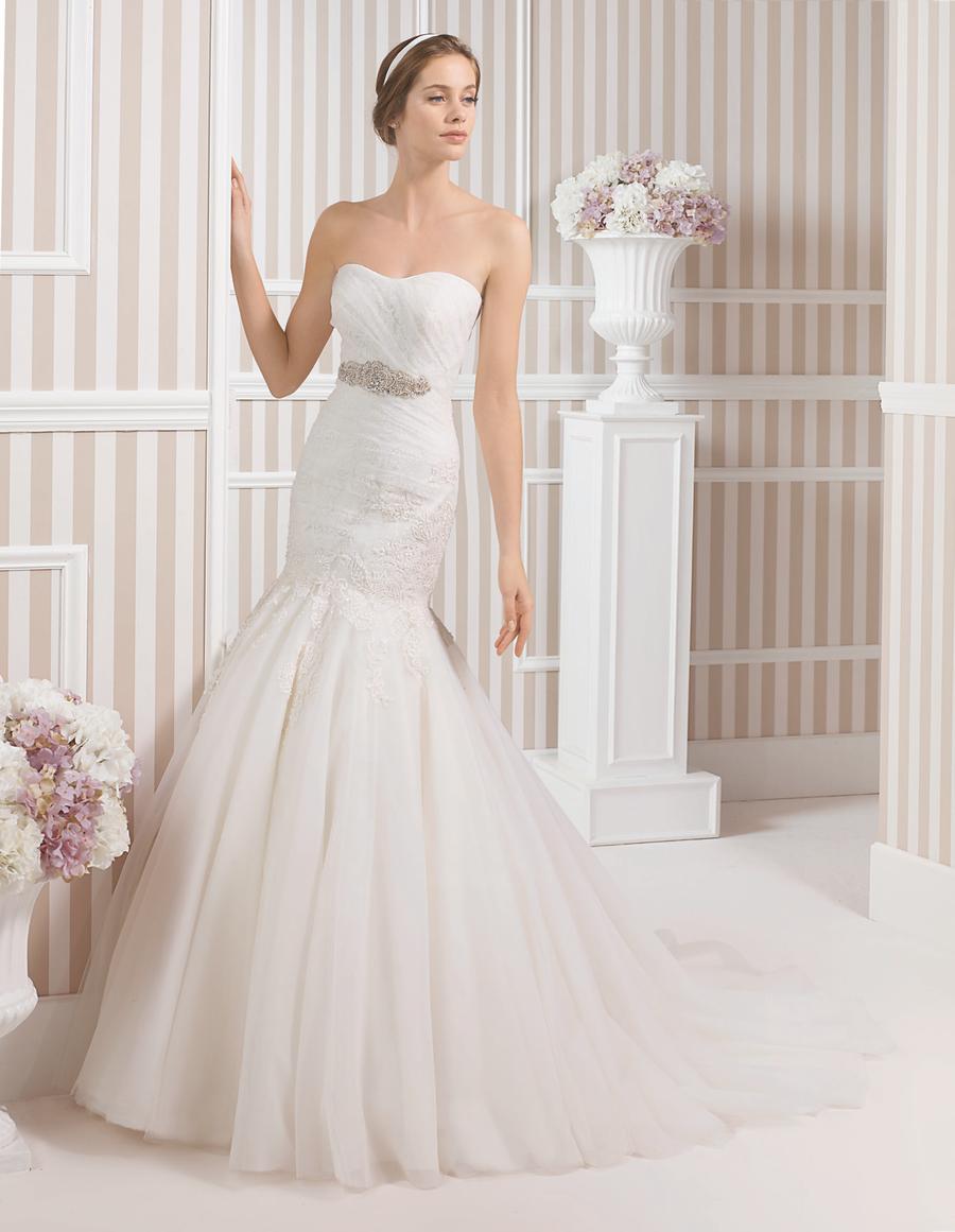rochie de mireasa fara bretele