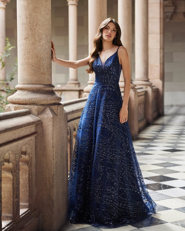 Rochie de seară 7J2M8 – Marfil Barcelona