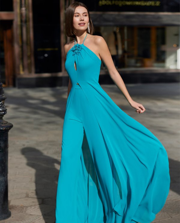 Rochie de seară 9J368 – Marfil Barcelona