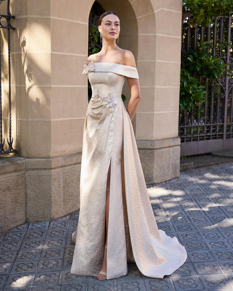 Rochie de seară 1J289 – Marfil Barcelona