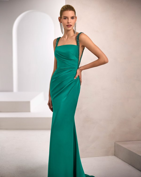 Rochie de seară 1J230 – Marfil Barcelona