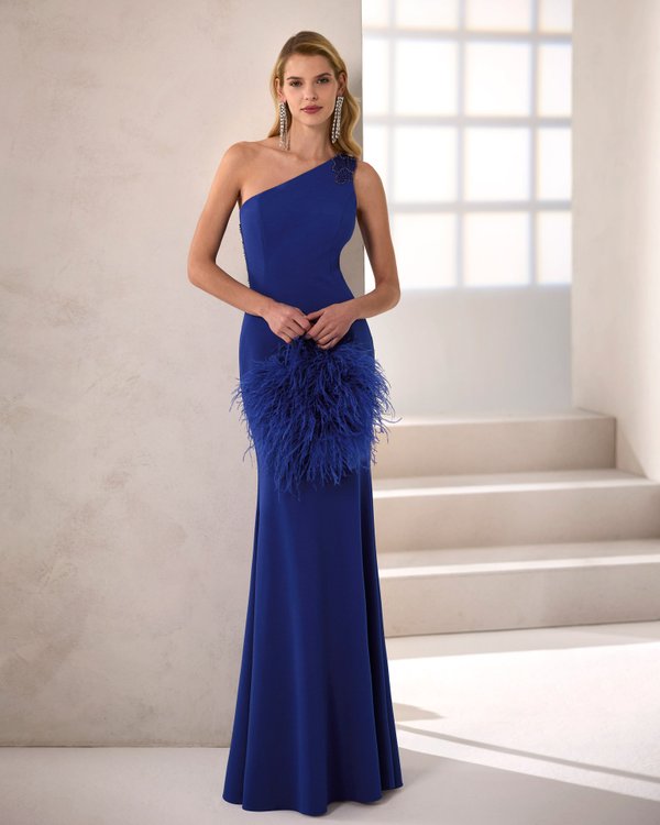 Rochie stil sirena albastra